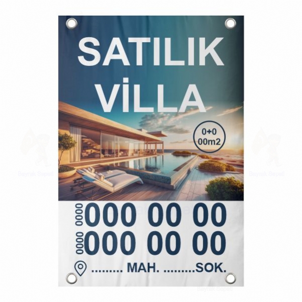 50x70 Vinil Branda Satlk Villa Afii