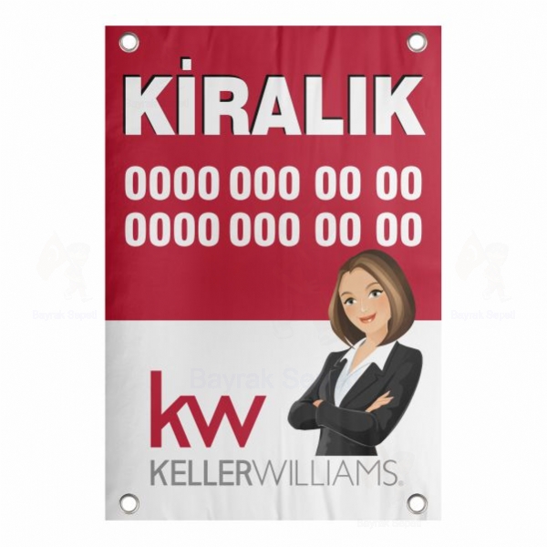 65x100 Vinil Branda Kiralk KW Keller Williams Afii