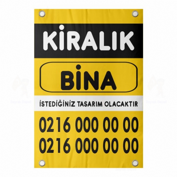 80x120 Vinil Branda Kiralk Bina Afii