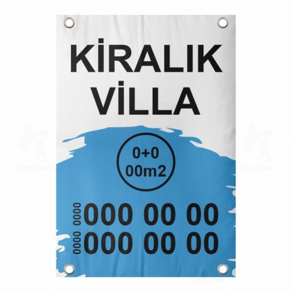 80x120 Vinil Branda Kiralk Villa Afii
