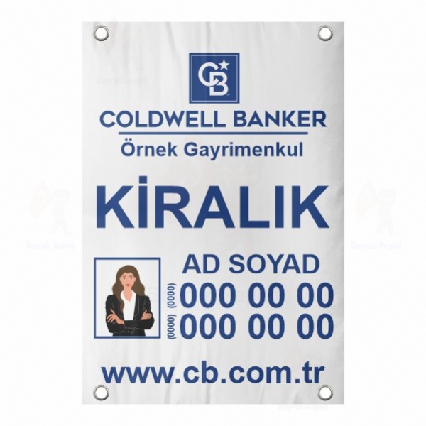 80x150 Vinil Branda Kiralk Coldwell Banker Afii