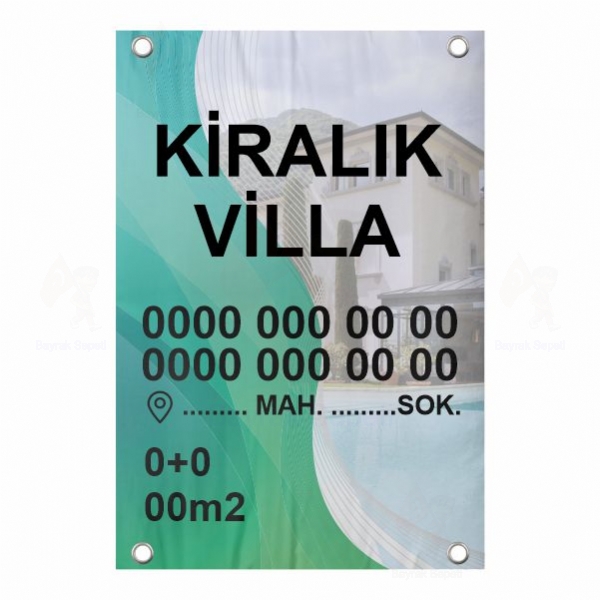 80x150 Vinil Branda Kiralk Villa Afii