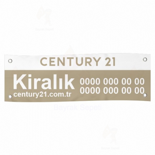80x300 Vinil Branda Kiralk Century21 Afileri