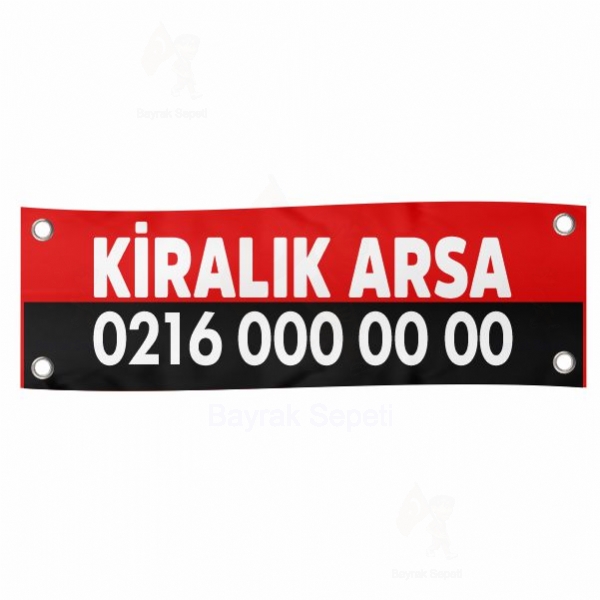 80x450 Vinil Branda Kiralk Arsa Afileri
