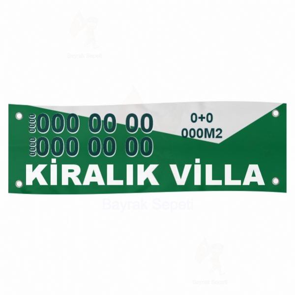 80x450 Vinil Branda Kiralk Villa Afileri