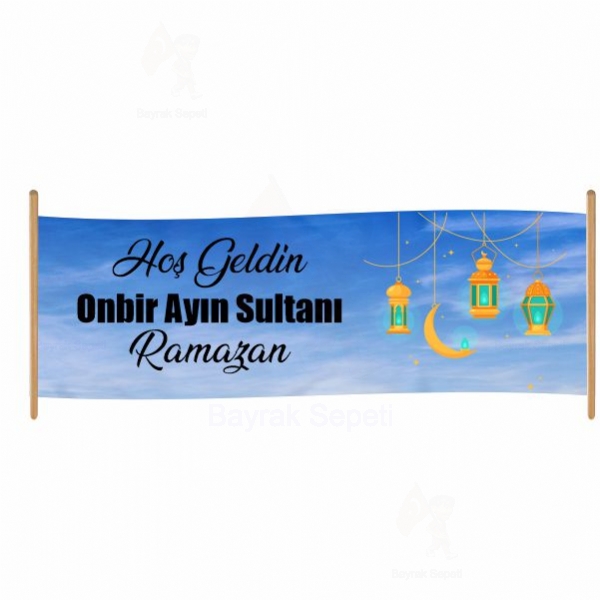 80x500 Vinil Branda Ramazan Bayram Afileri Uzun mrl
