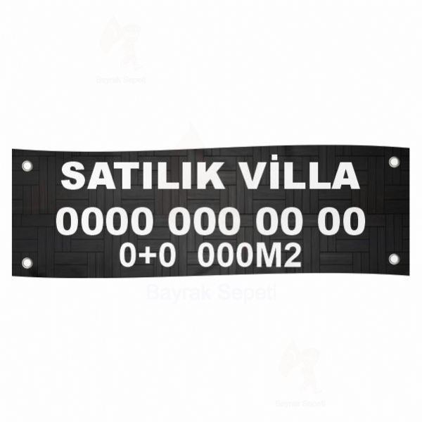 80x600 Vinil Branda Satlk Villa Afileri