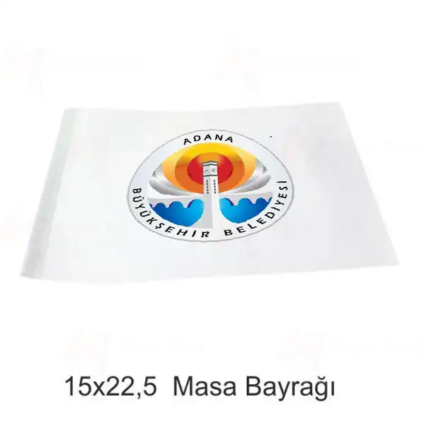 Adana Bykehir Belediyesi Masa Bayraklar