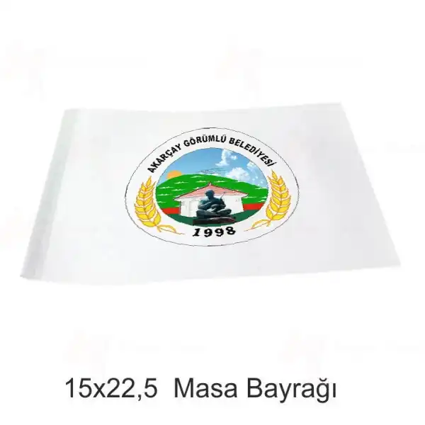 Akaray Grml Belediyesi Masa Bayraklar