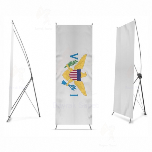 Amerika Birleik Devletleri Virjin Adalar X Banner Bask imalat