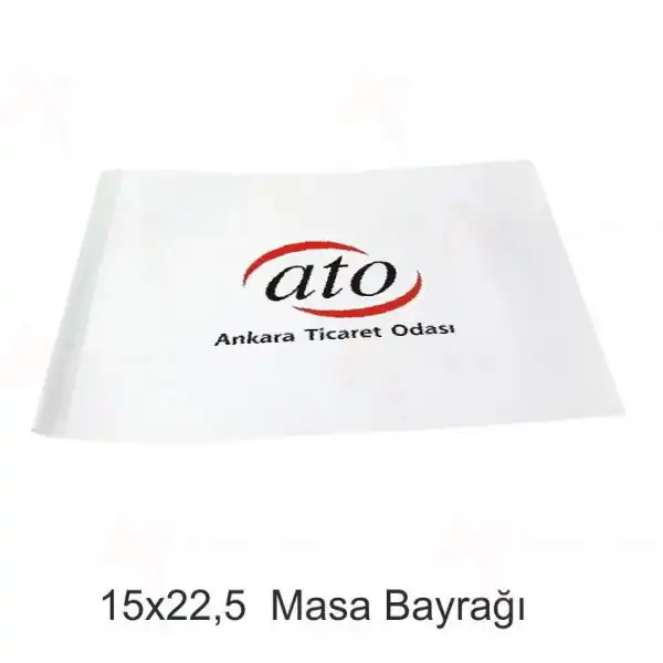 Ankara Ticaret Odas Masa Bayraklar