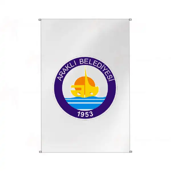 Arakl Belediyesi Bina Cephesi Bayraklar