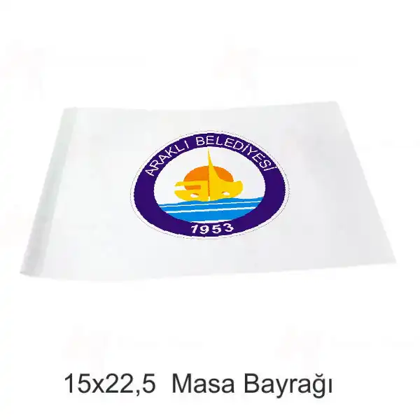 Arakl Belediyesi Masa Bayraklar