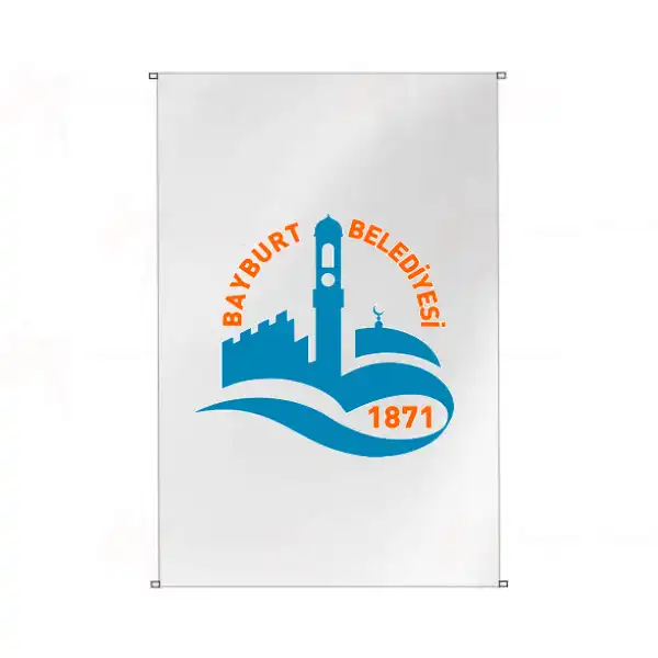 Bayburt Belediyesi Bina Cephesi Bayraklar