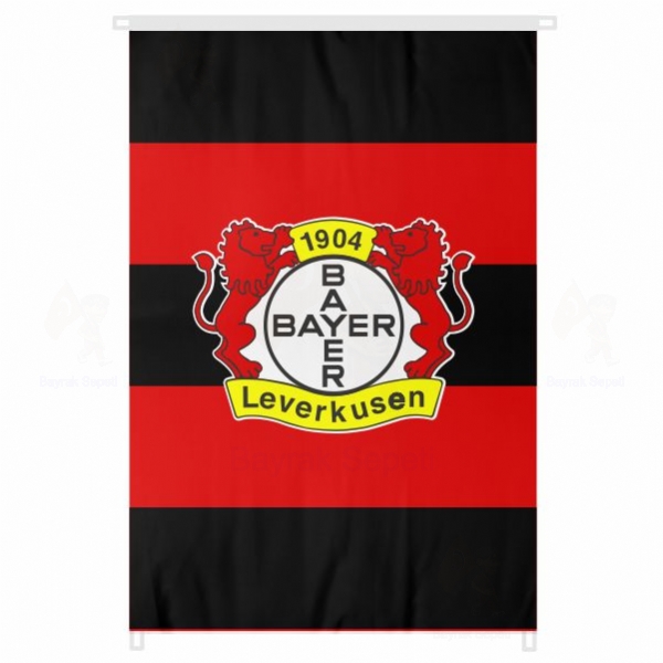 Bayer 04 Leverkusen Bina Cephesi Bayraklar