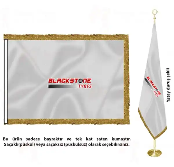 Blackstone Saten Kuma Makam Bayra