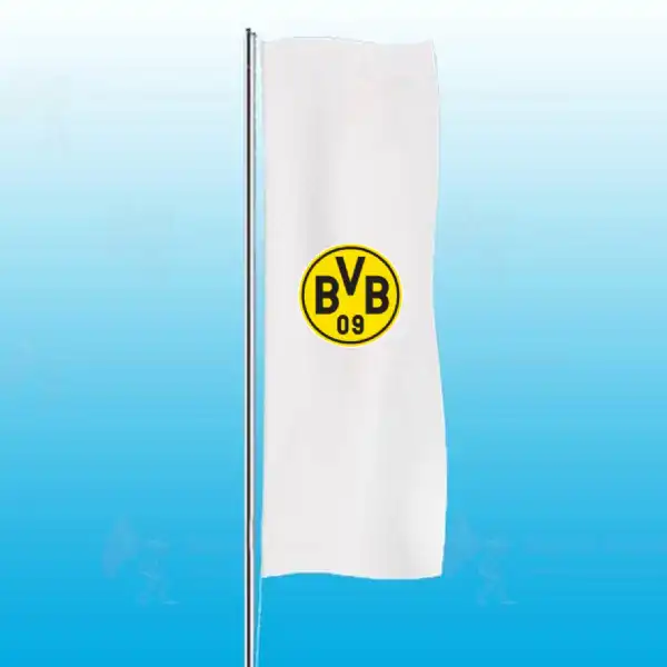 Borussia Dortmund Dikey Gnder Bayraklar