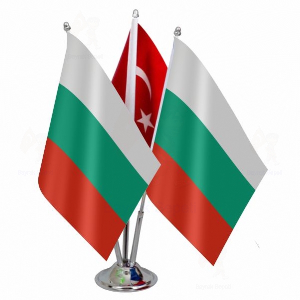 Bulgaristan 3 L Masa Bayraklar