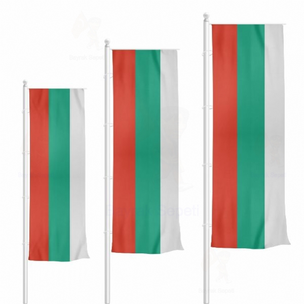Bulgaristan Dikey Gnder Bayraklar
