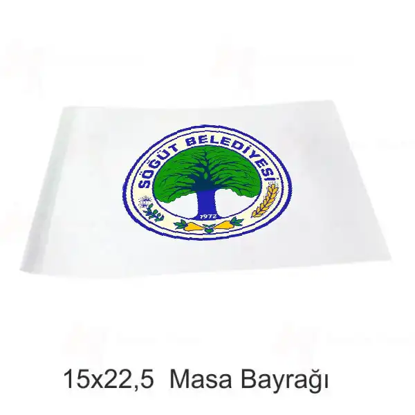Burdur St Belediyesi Masa Bayraklar