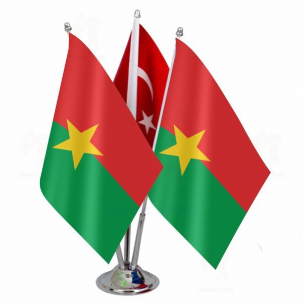 Burkina Faso 3 L Masa Bayraklar