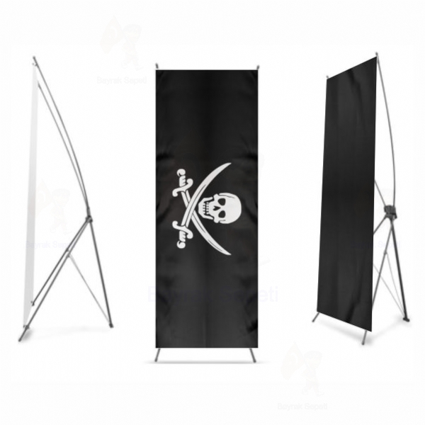 Calico Jack Jolly Roger X Banner Bask
