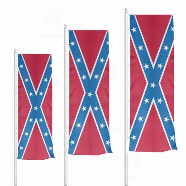 Confederate States Of America Amerika Konfedere Devletleri Dikey Gnder Bayrak lleri