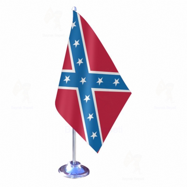 Confederate States Of America Amerika Konfedere Devletleri Tekli Masa Bayraklar Satan Yerler