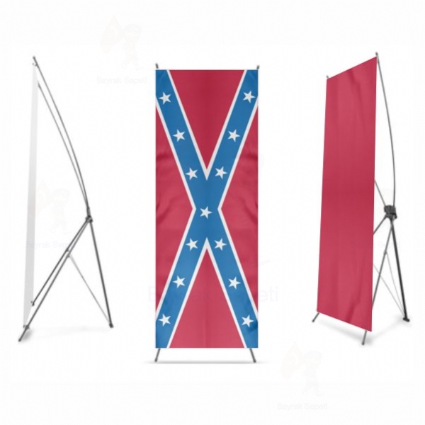 Confederate States Of America Amerika Konfedere Devletleri X Banner Bask Sat