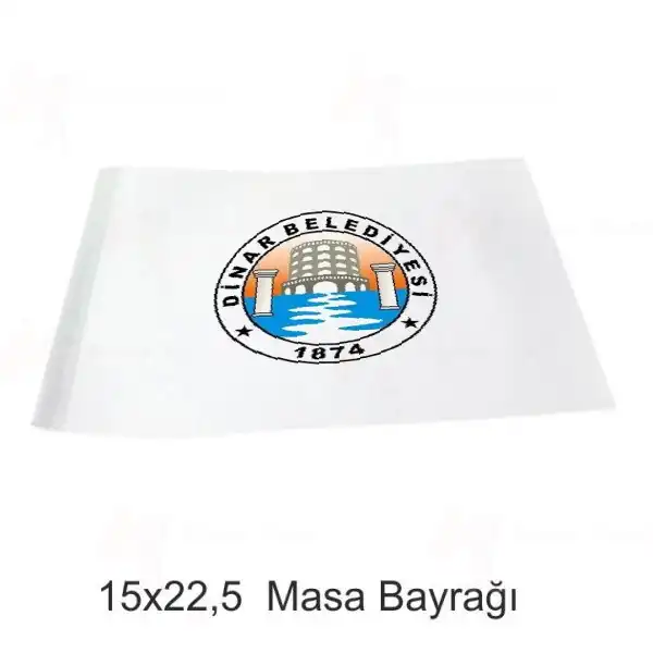 Dinar Belediyesi Masa Bayraklar