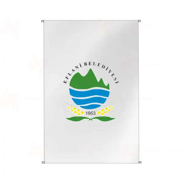 Eflani Belediyesi Bina Cephesi Bayraklar