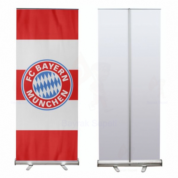 FC Bayern Mnchen Roll Up ve Banner
