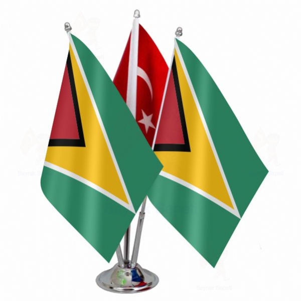 Guyana 3 L Masa Bayraklar