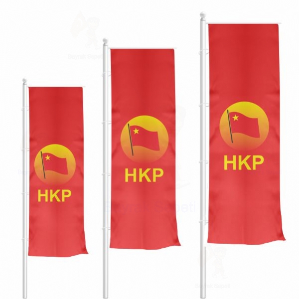 Halkn Kurtulu Partisi Dikey Gnder Bayraklar Resmi