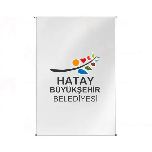 Hatay Bykehir Belediyesi Bina Cephesi Bayraklar