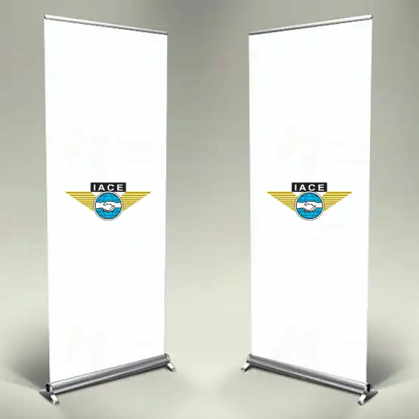 International Air Cadet Exchange Association Roll Up ve Banner