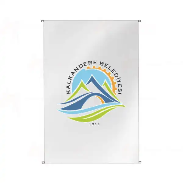 Kalkandere Belediyesi Bina Cephesi Bayraklar