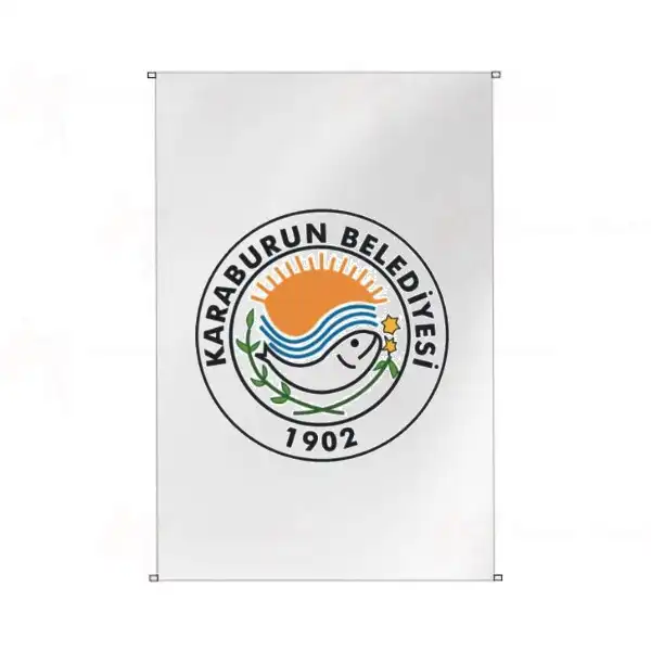 Karaburun Belediyesi Bina Cephesi Bayraklar