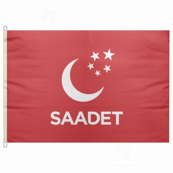 Krmz Saadet Partisi Bayra