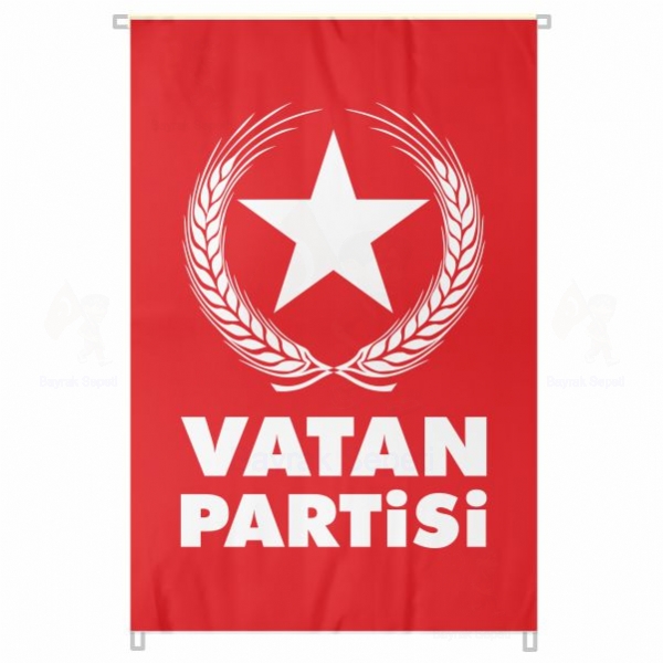 Krmz Vatan Partisi Bina Cephesi Bayraklar