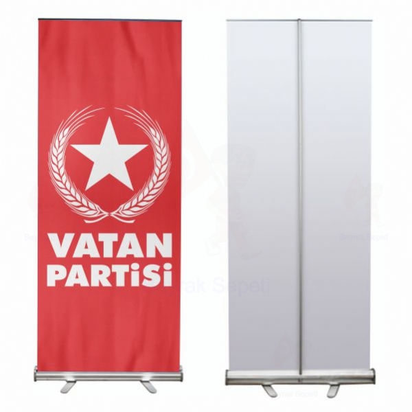 Krmz Vatan Partisi Roll Up ve Banner