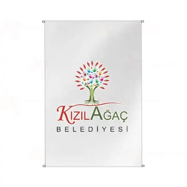 Kzlaa Belediyesi Bina Cephesi Bayraklar
