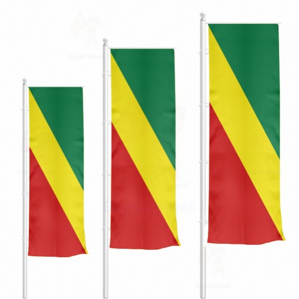 Kongo Cumhuriyeti Dikey Gnder Bayraklar