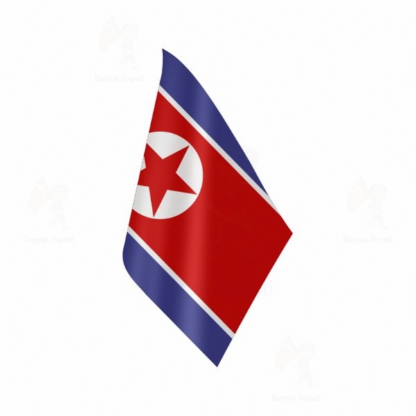 Kuzey Kore Masa Bayraklar