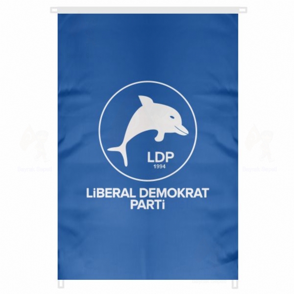 Liberal Demokrat Parti Mavi Bina Cephesi Bayraklar