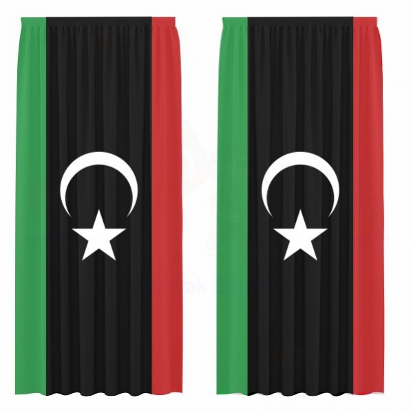 Libya Gnelik Saten Perde