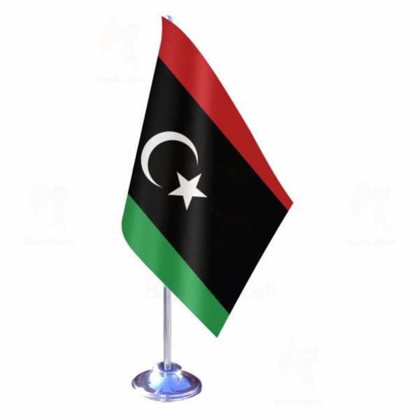 Libya Tekli Masa Bayraklar