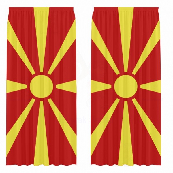 Makedonya Gnelik Saten Perde