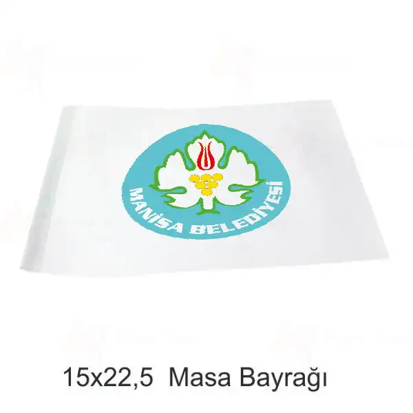 Manisa Belediyesi Masa Bayraklar