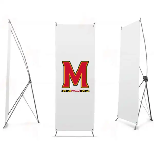 Maryland Terrapins Maryland niversitesi X Banner Bask